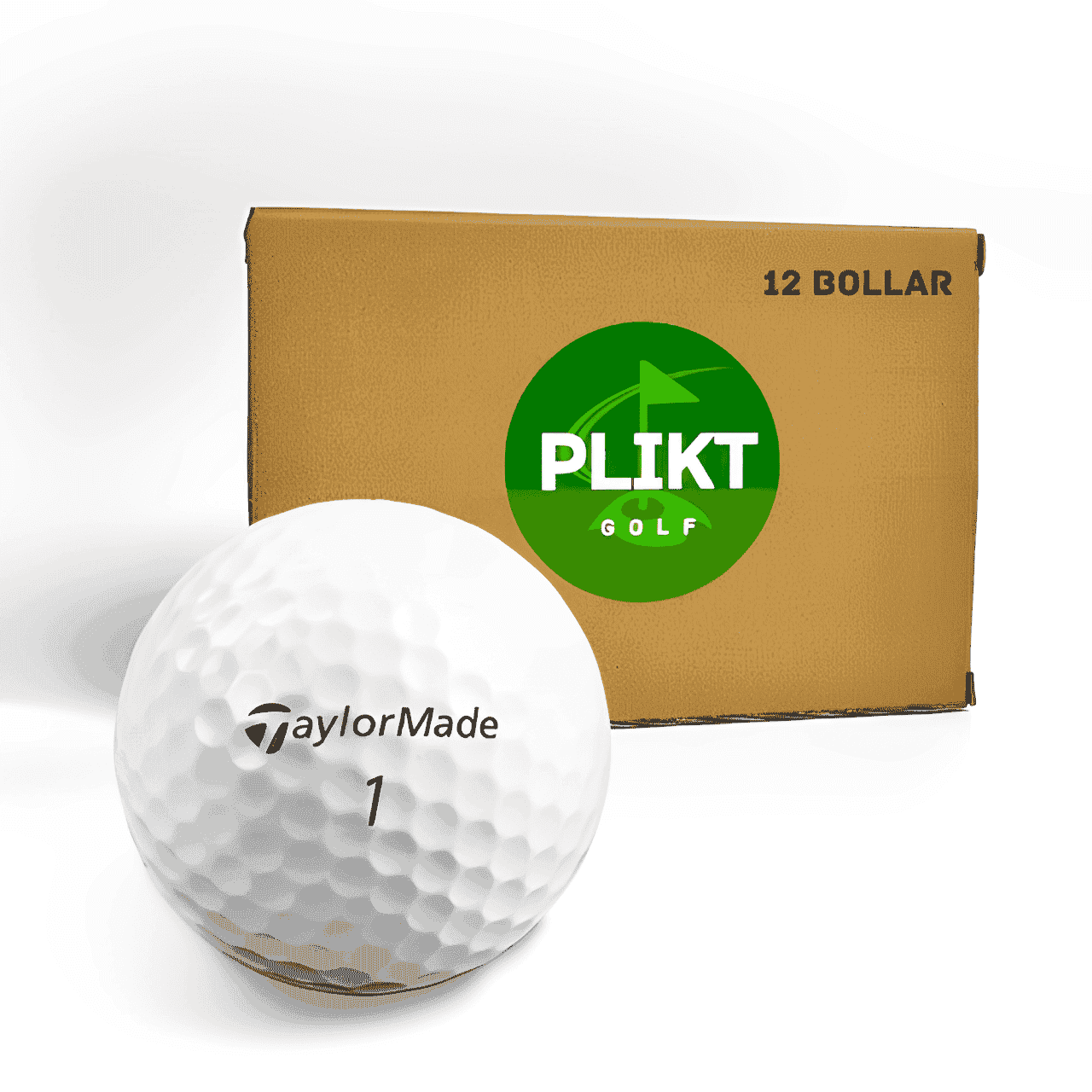 Billiga TaylorMade golfbollar i 12-pack - Plikt Golf