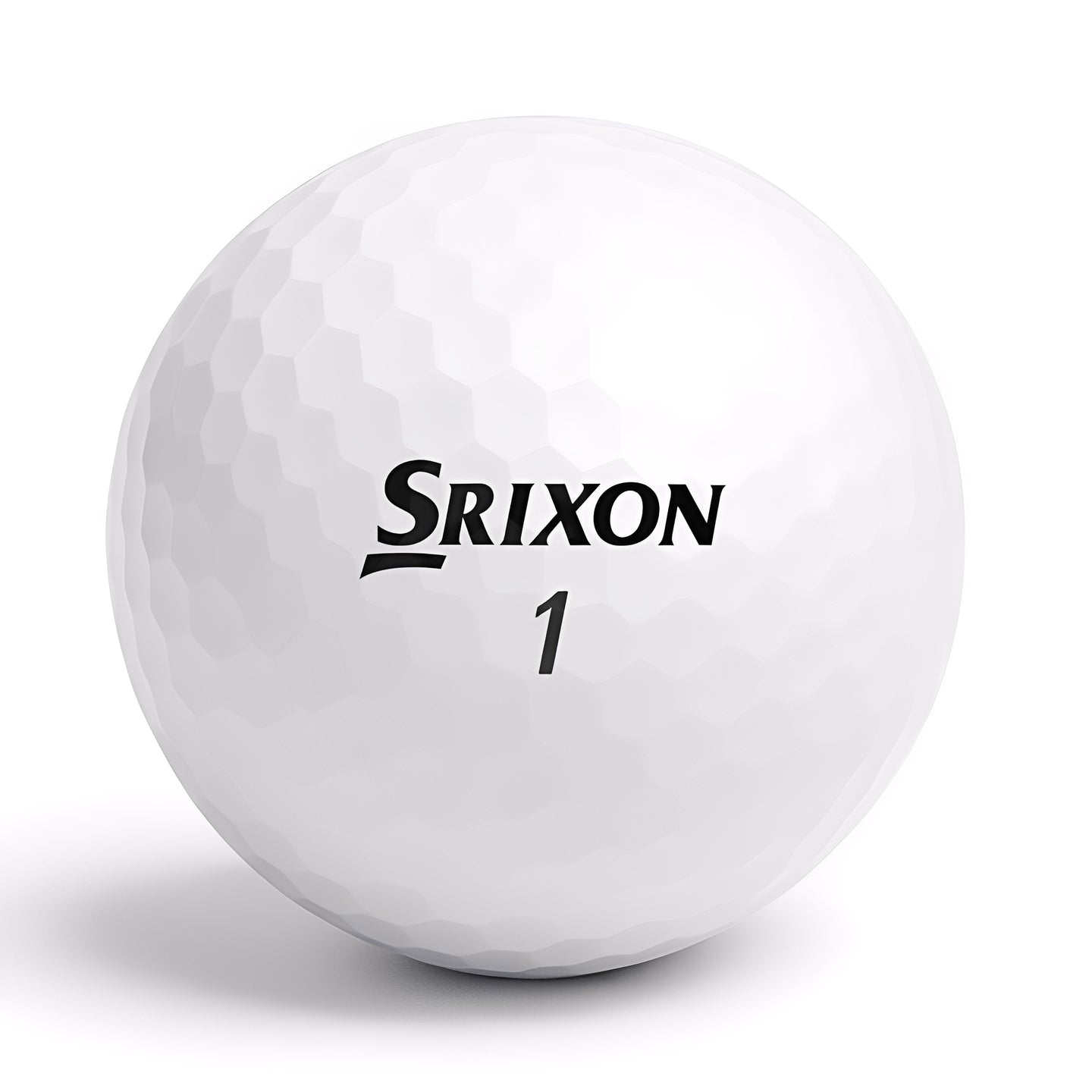 Srixon logotyp pĂ„ golfboll â Ă„tervunnen premiumboll hos Plikt Golf