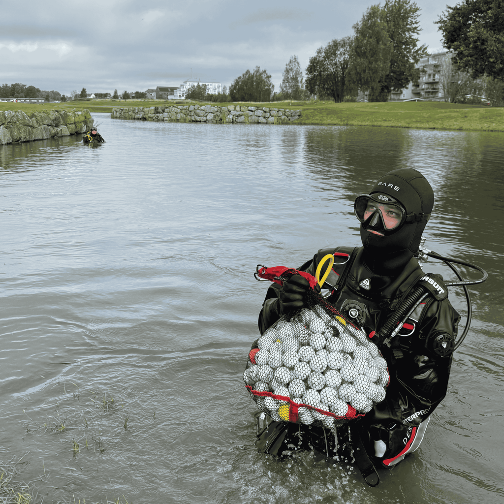 Från bortslagen golfboll till redo för spel igen