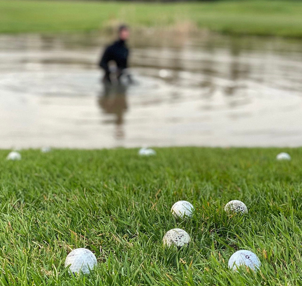 Begagnade golfbollar