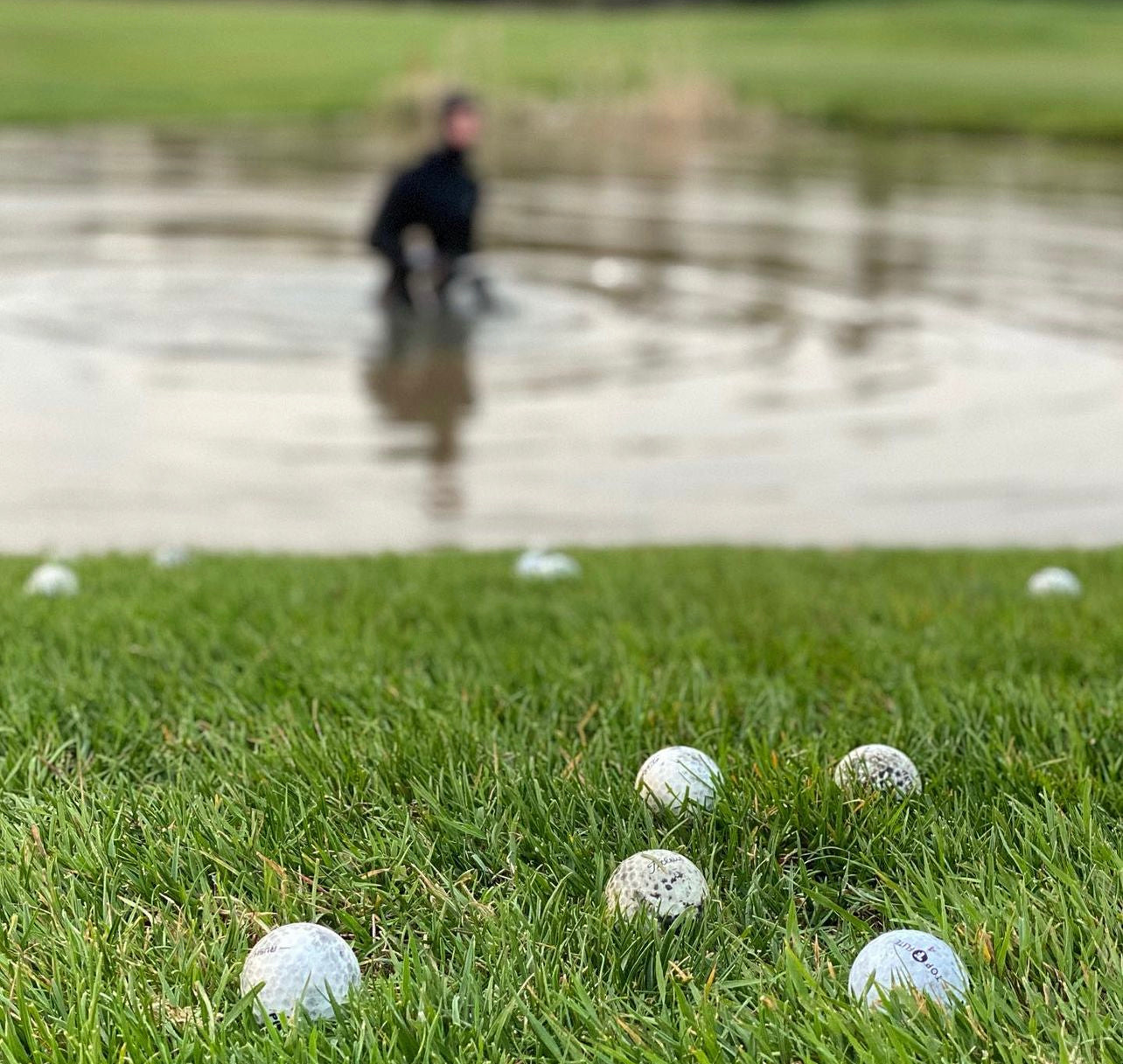 Begagnade golfbollar
