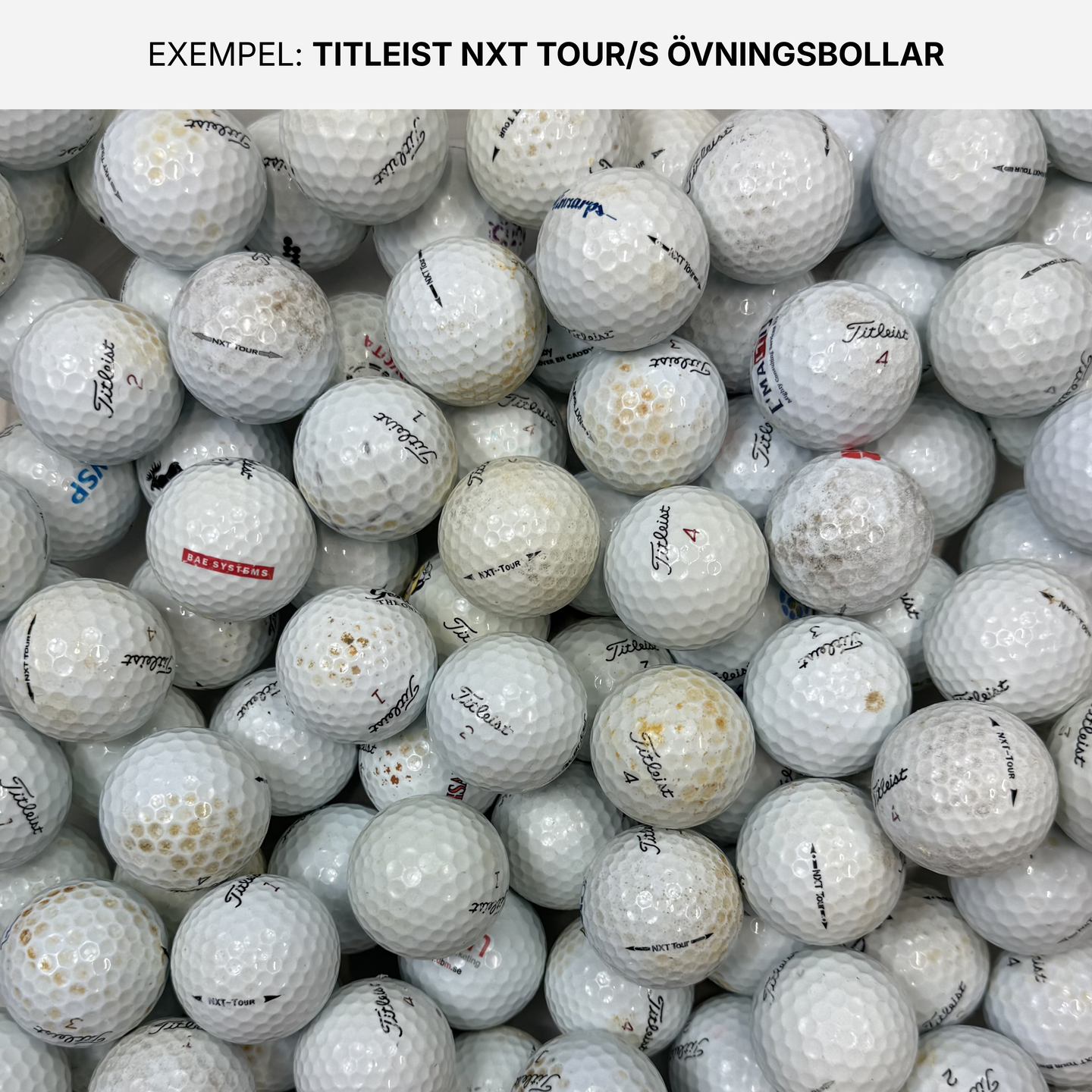 Titleist NXT Tour / NXT Tour S Övningsbollar 50-Pack
