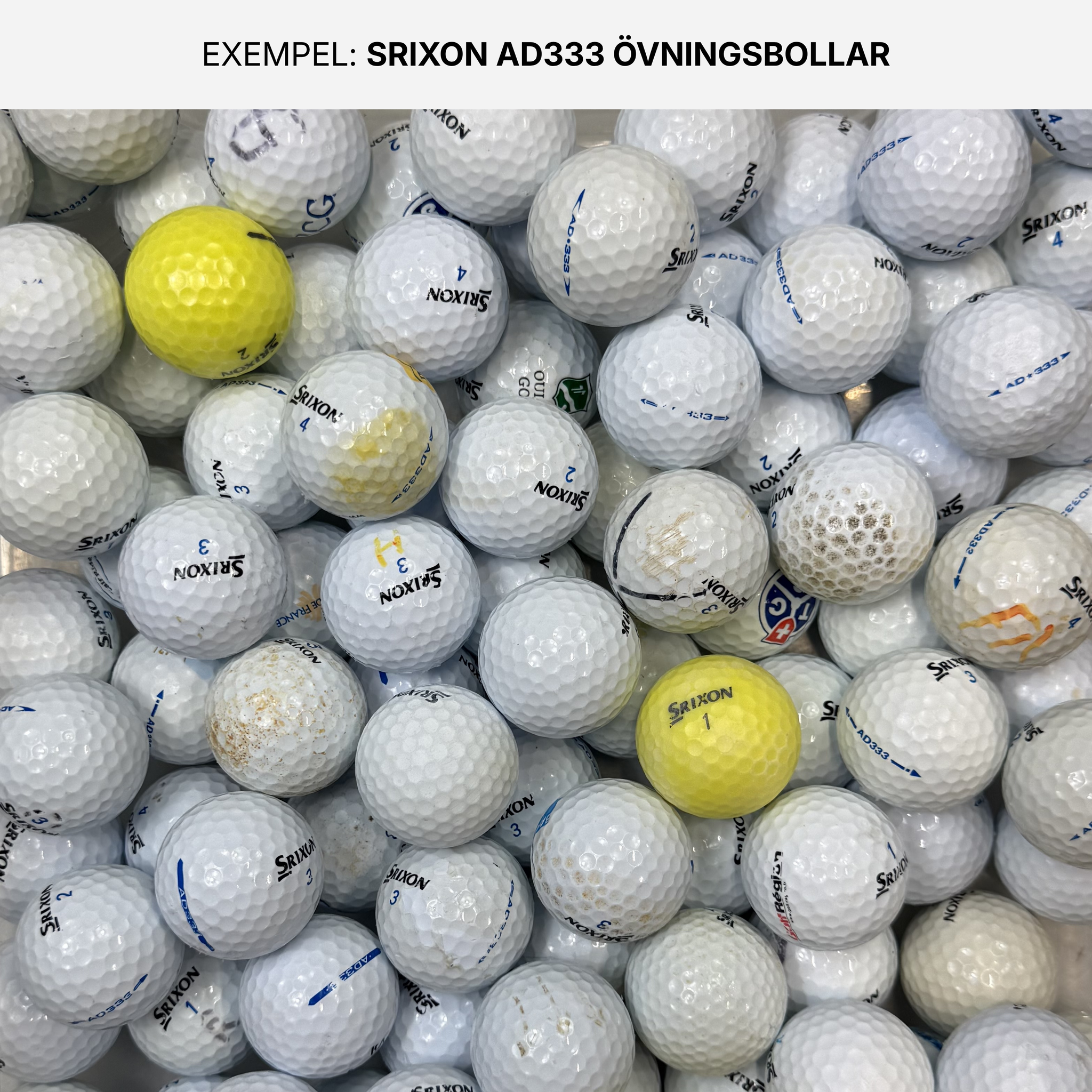 Srixon AD333 Övningsbollar 50-Pack