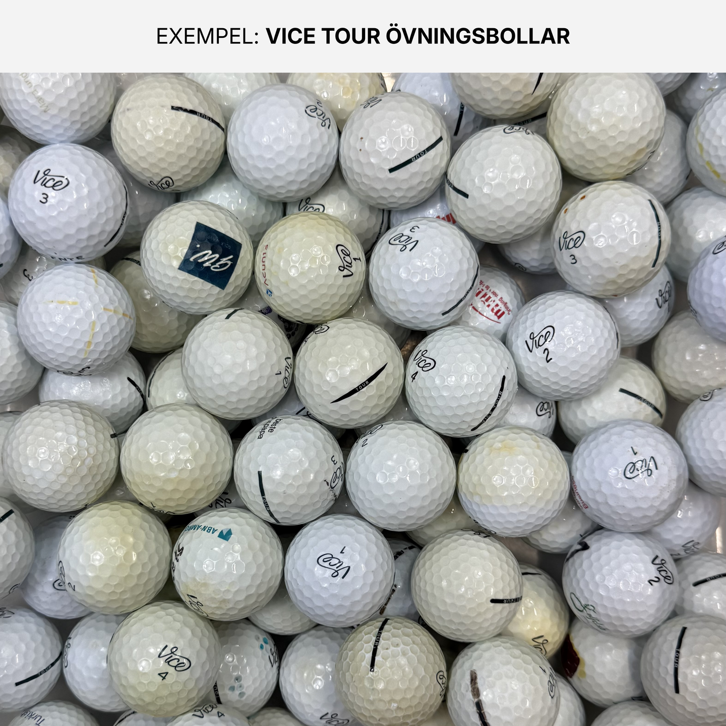 Vice Tour Övningsbollar 50-Pack
