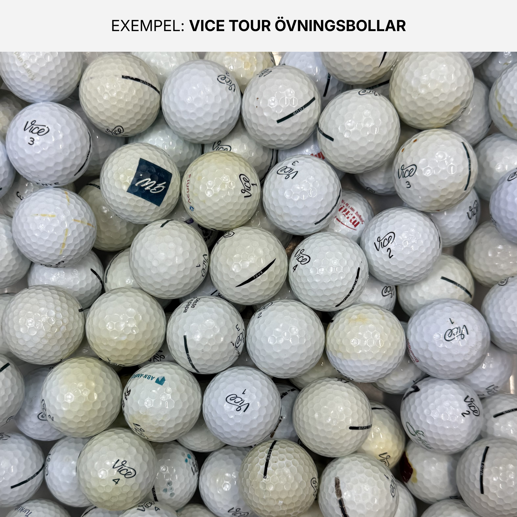 Vice Tour Övningsbollar 50-Pack