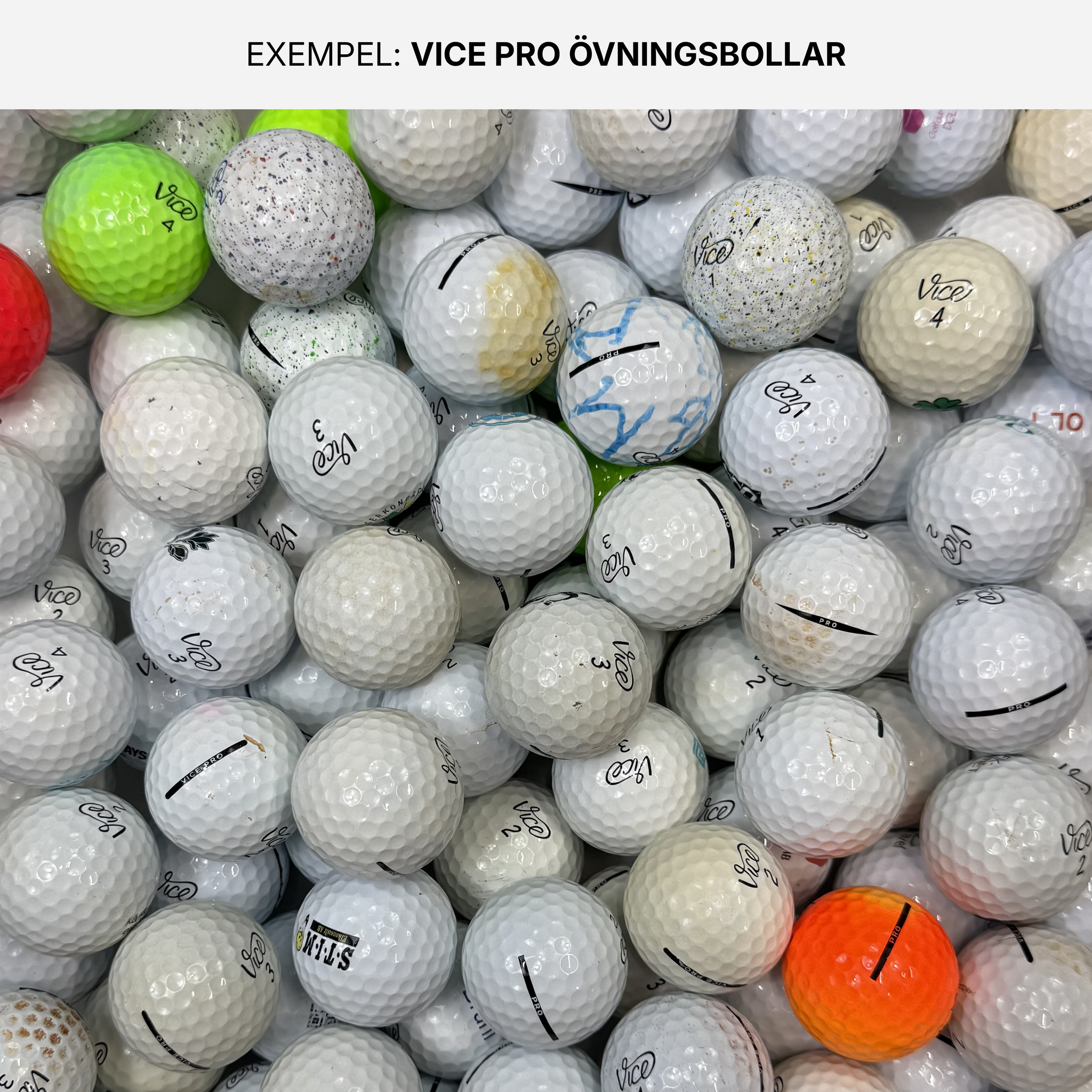 Vice Pro Övningsbollar 50-Pack