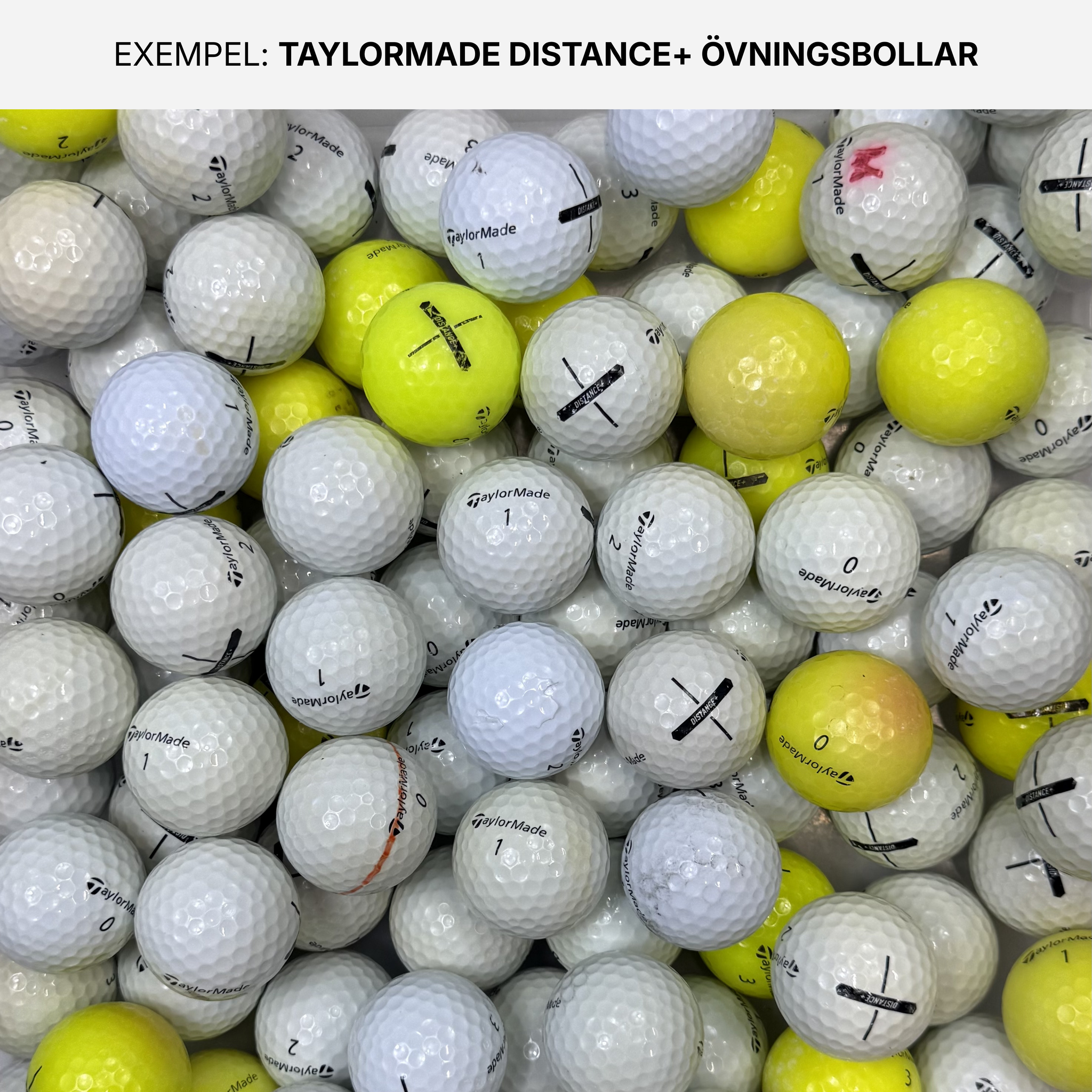 Taylormade Distance + Övningsbollar 50-Pack