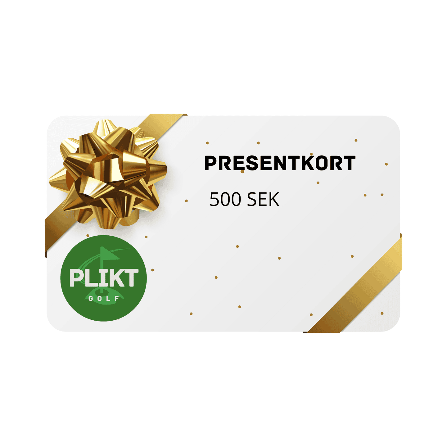 Presentkort 500 SEK på Plikt Golf