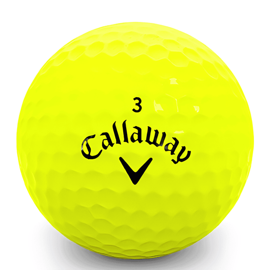 Begagnade gula golfbollar från Callaway - Plikt Golf