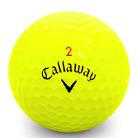 Begagnade gula Callaway golfbollar - Plikt Golf