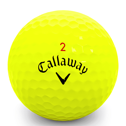 Begagnade gula Callaway golfbollar - Plikt Golf