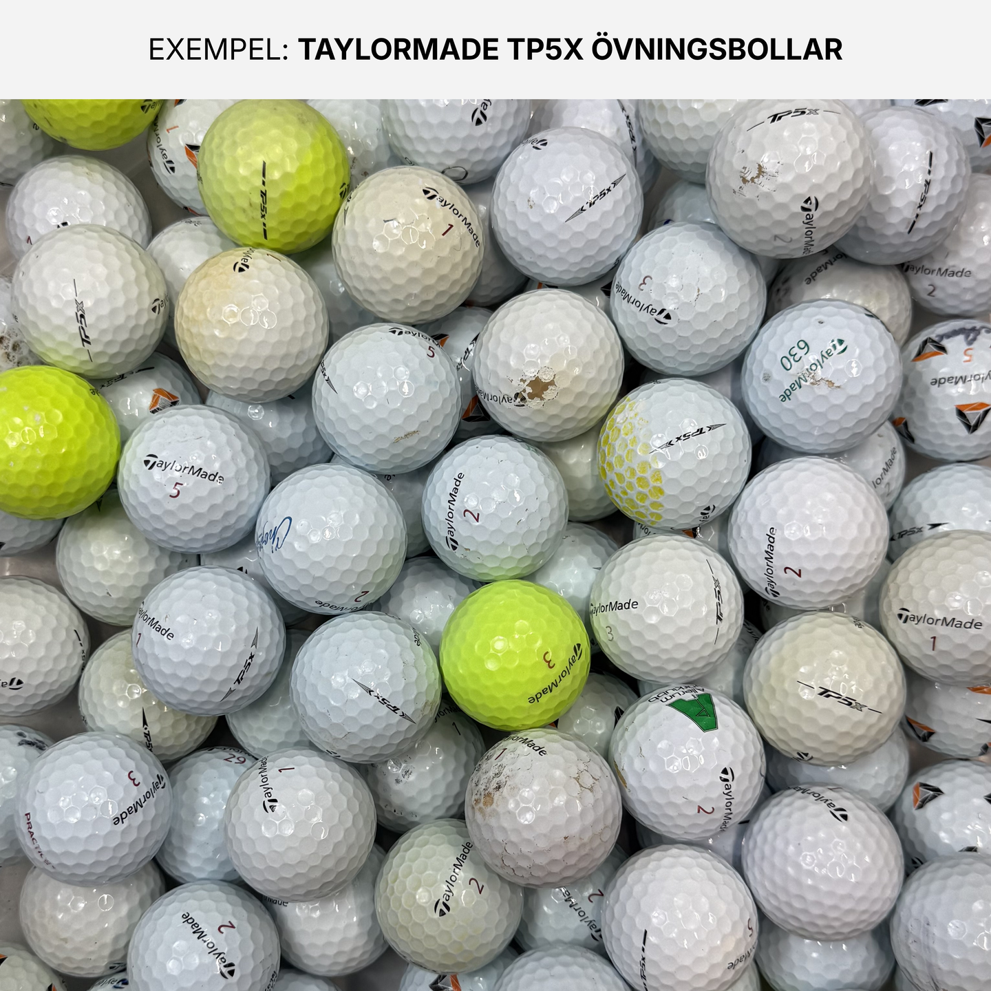 Taylormade TP5X Övningsbollar 50-Pack