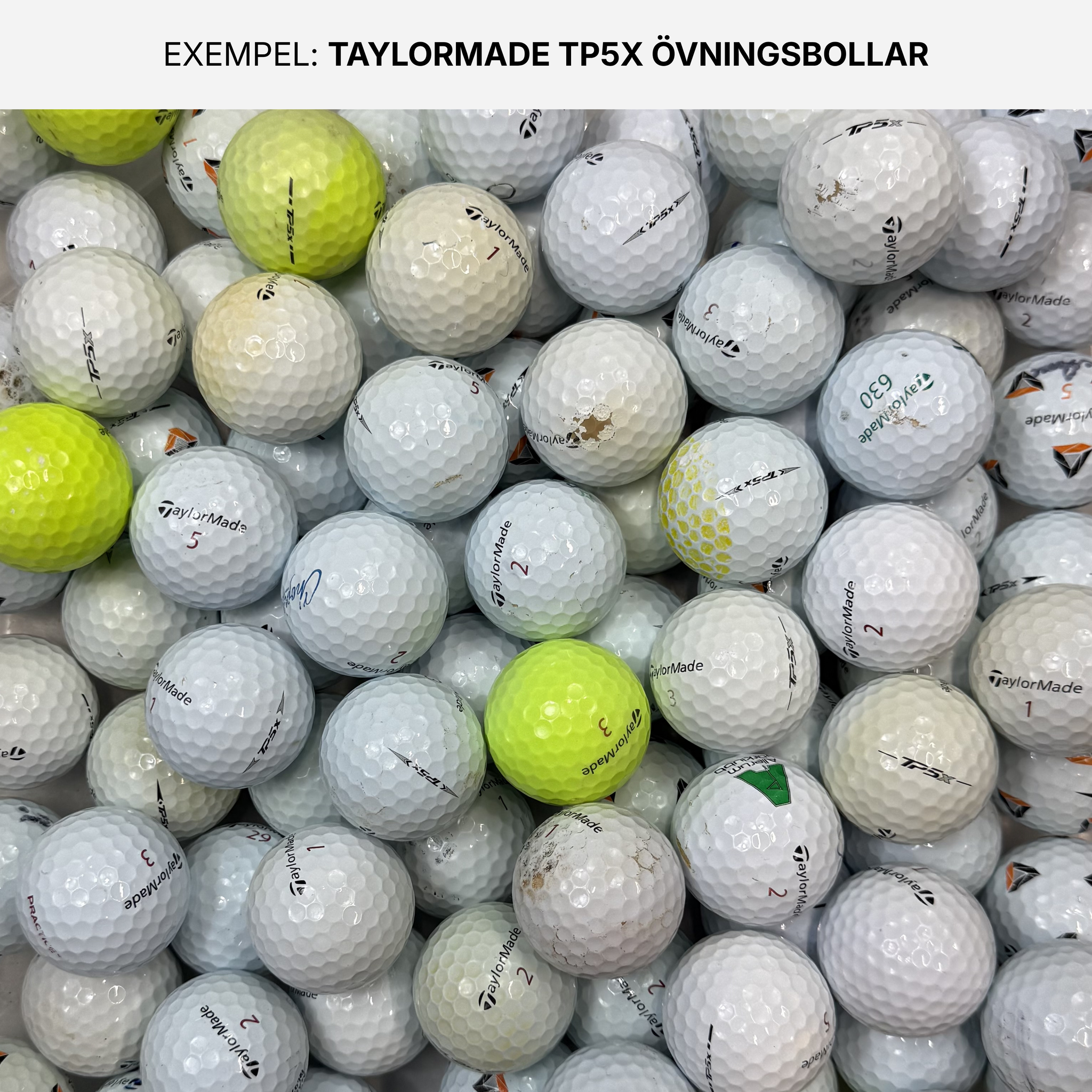 Taylormade TP5X Övningsbollar 50-Pack