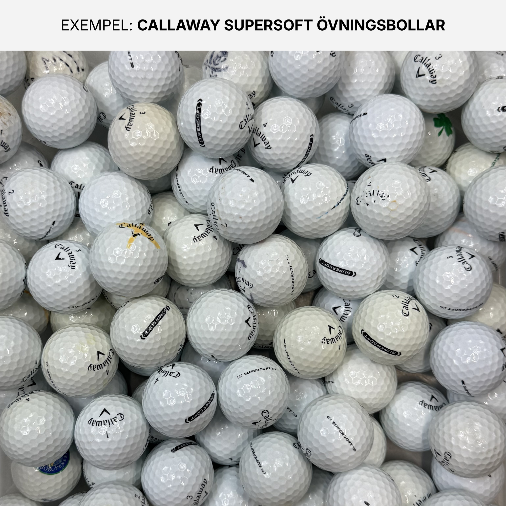 Callaway Supersoft Övningsbollar 50-Pack