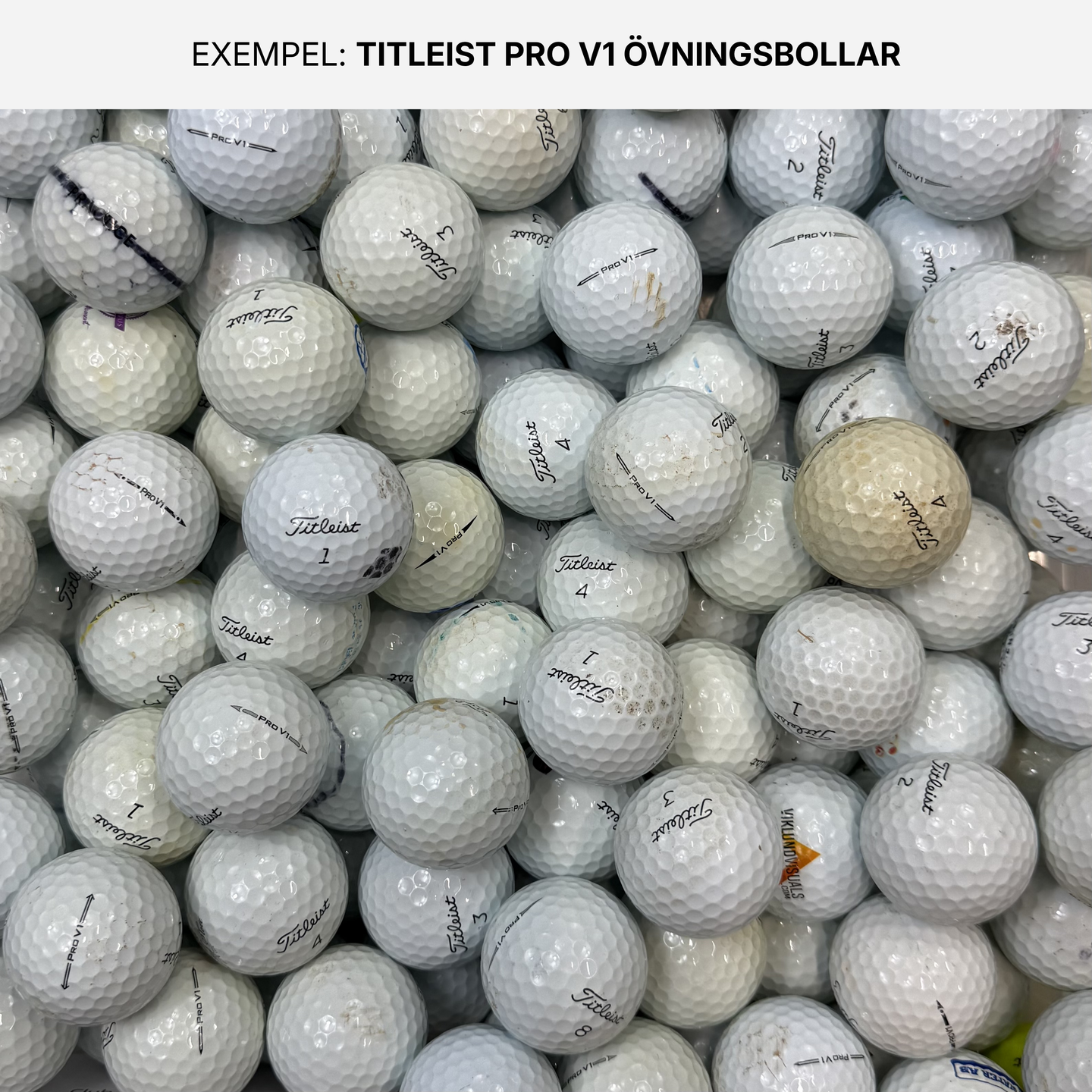 Titleist Pro V1 Övningsbollar 50-Pack