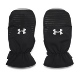 Svarta golfvantar Under Armour CGI Cart Mitt med vitt logotryck – vindtäta och fodrade vantar för vintergolf.