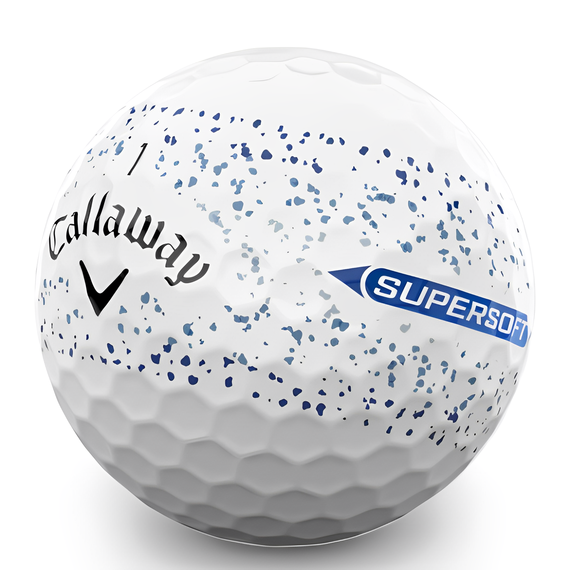 Callaway Supersoft Splatter Blå 3-Pack