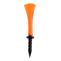 Long life tee i färgen orange och 80mm hög hos Plikt Golf