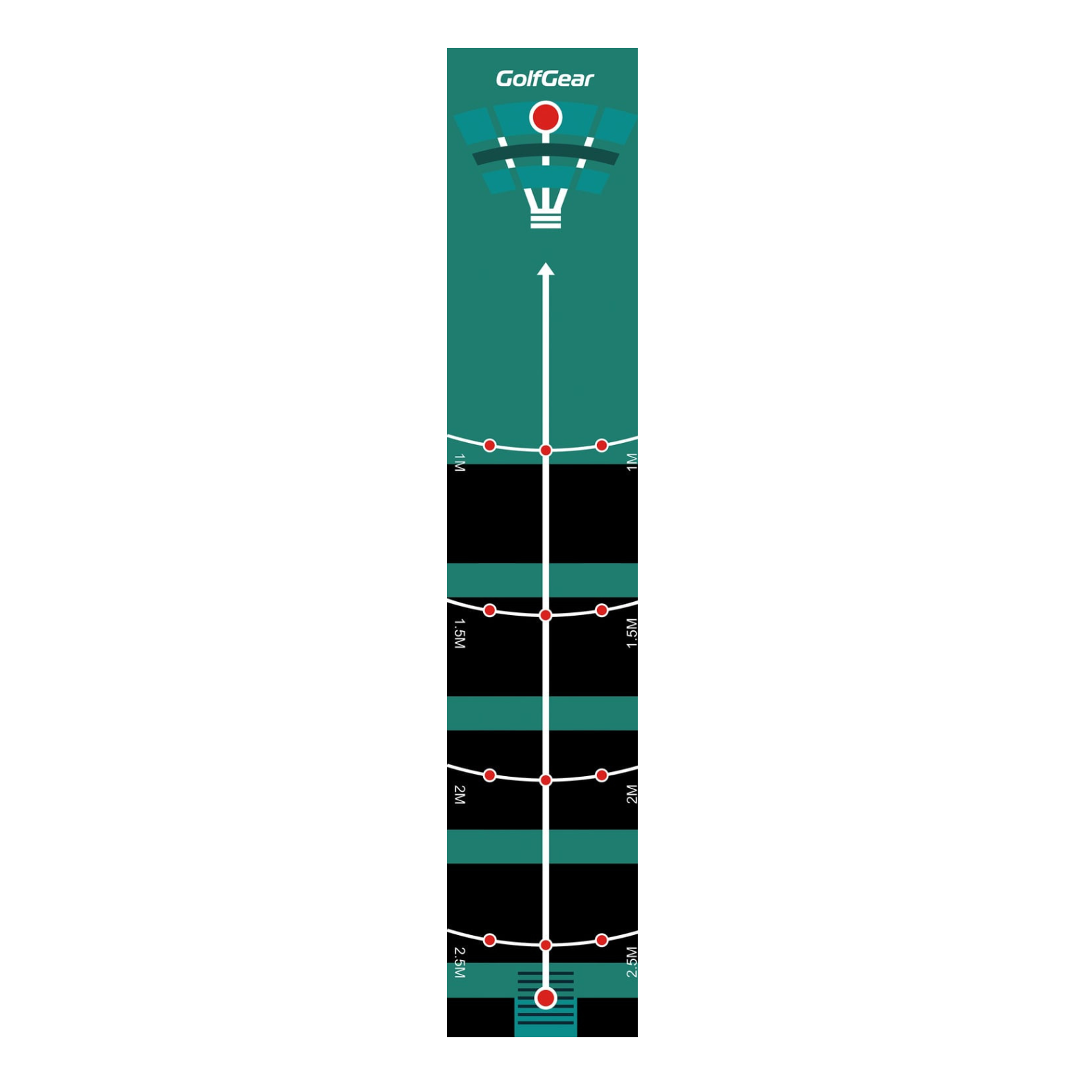 Träna puttning hemma med Putting Mat Deluxe 3M ➤ Perfekt för att vässa längdkontroll, bollstart & självförtroende ✓ Köp puttmatta med snabb leverans hos Plikt Golf!