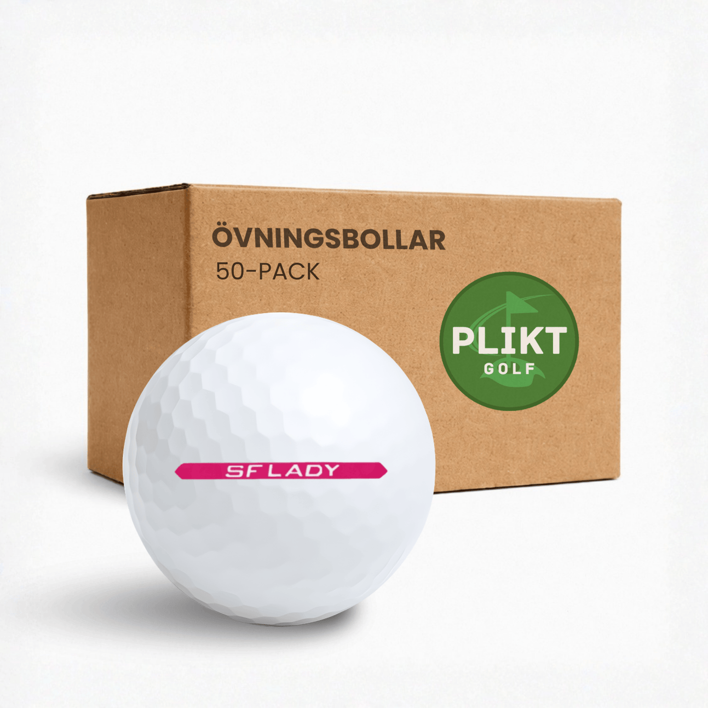 Srixon Soft Feel Lady Övningsbollar 50-Pack
