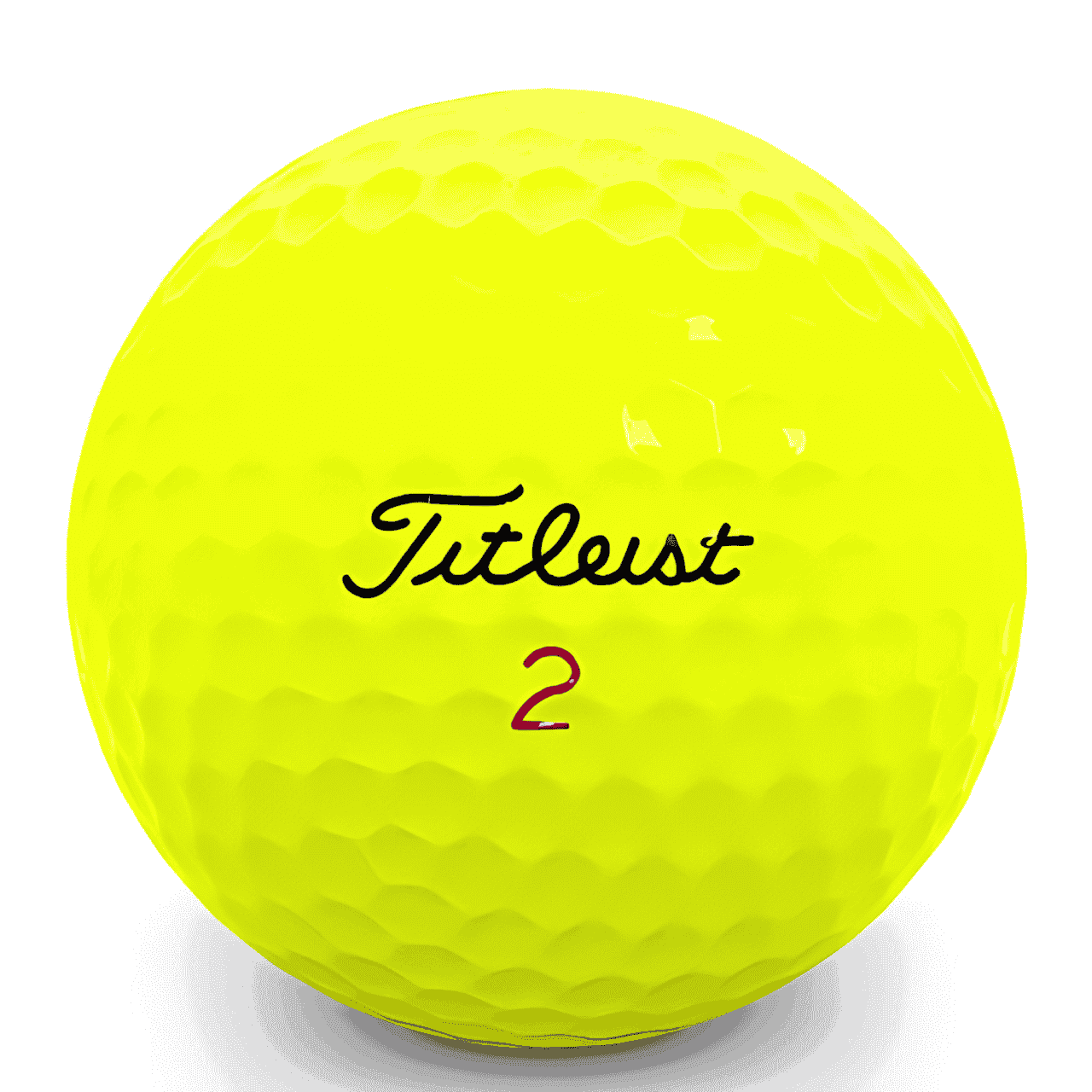 Titleist golfbollar gul