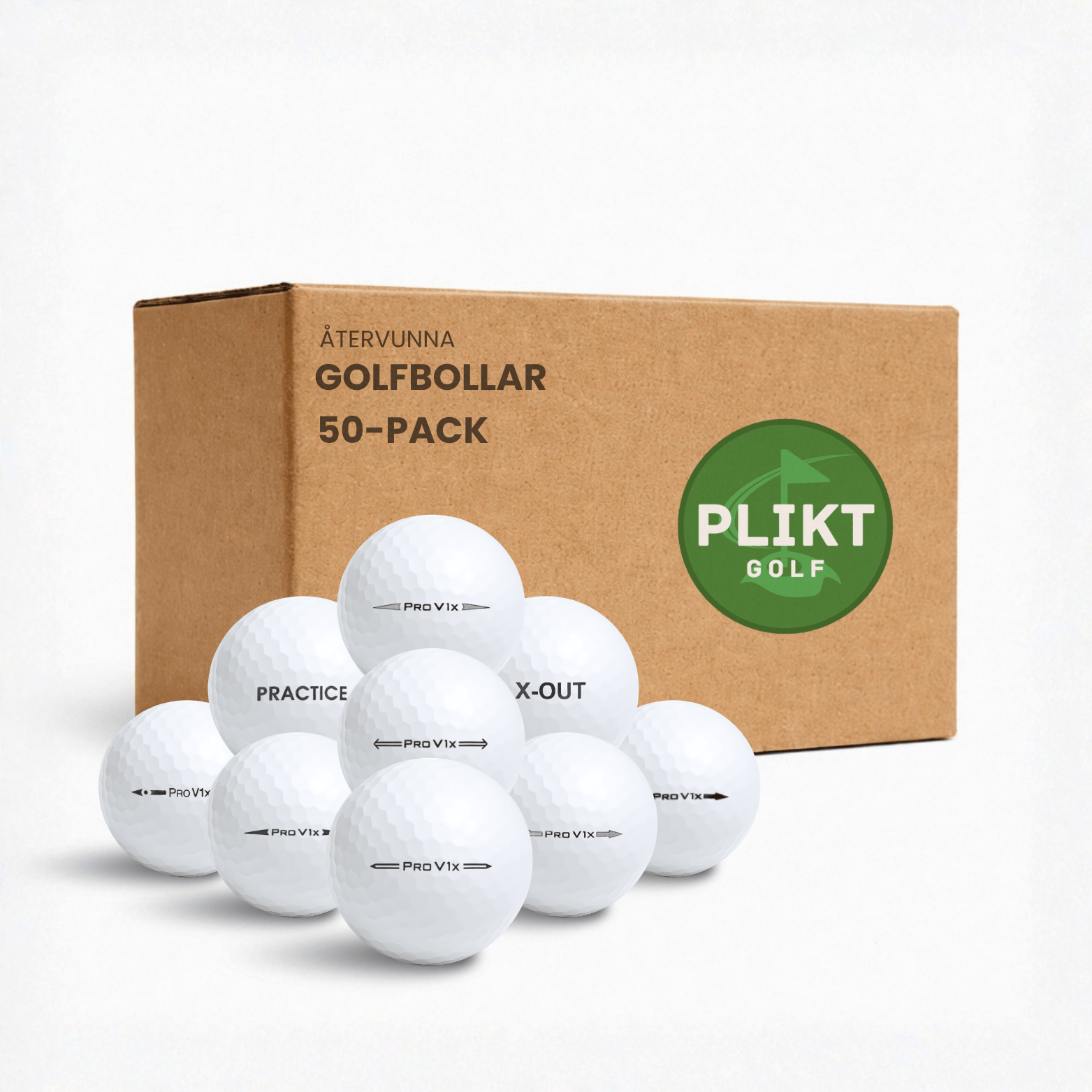 Titleist Pro V1x Övningsbollar 50-Pack