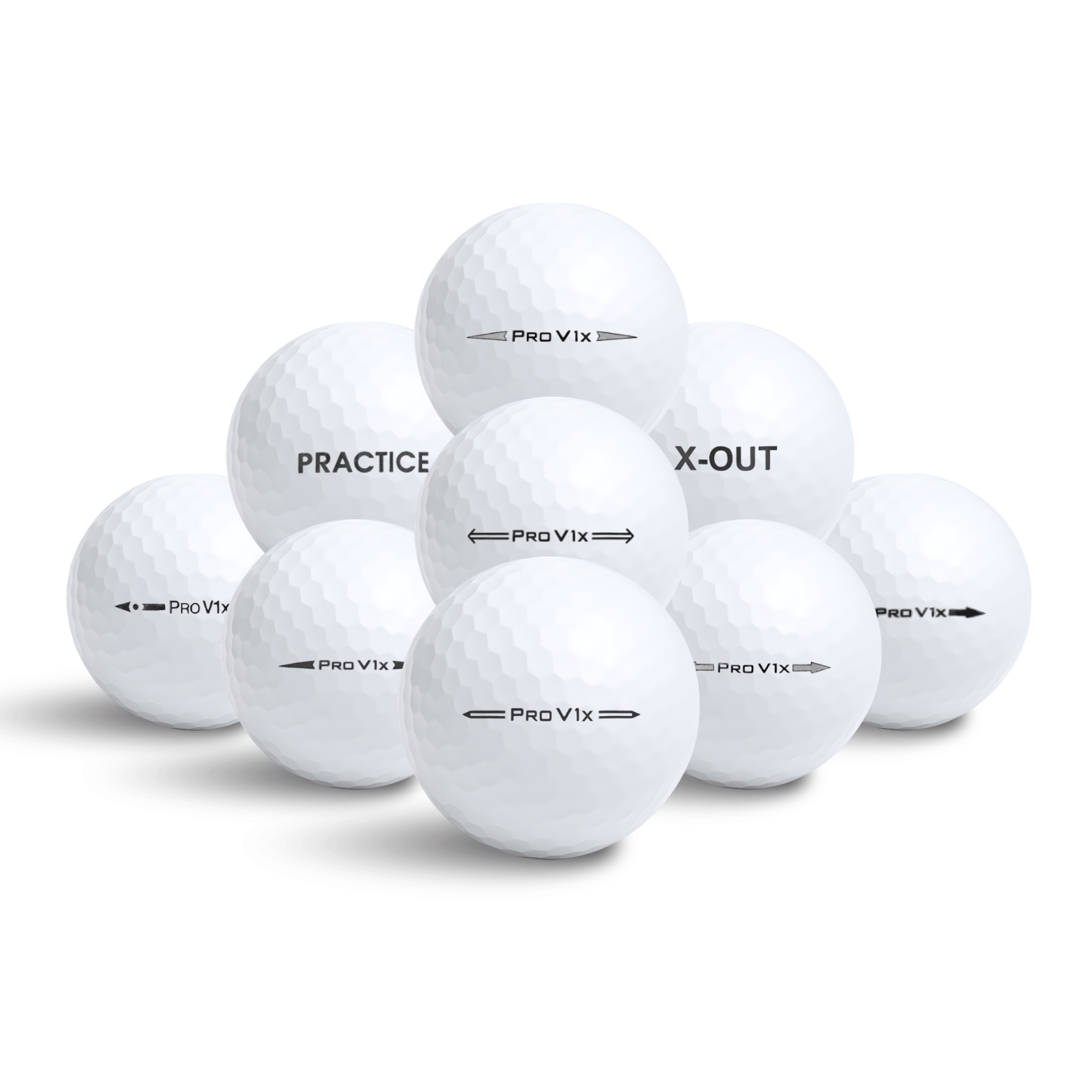 Titleist Pro V1x Övningsbollar 50-Pack