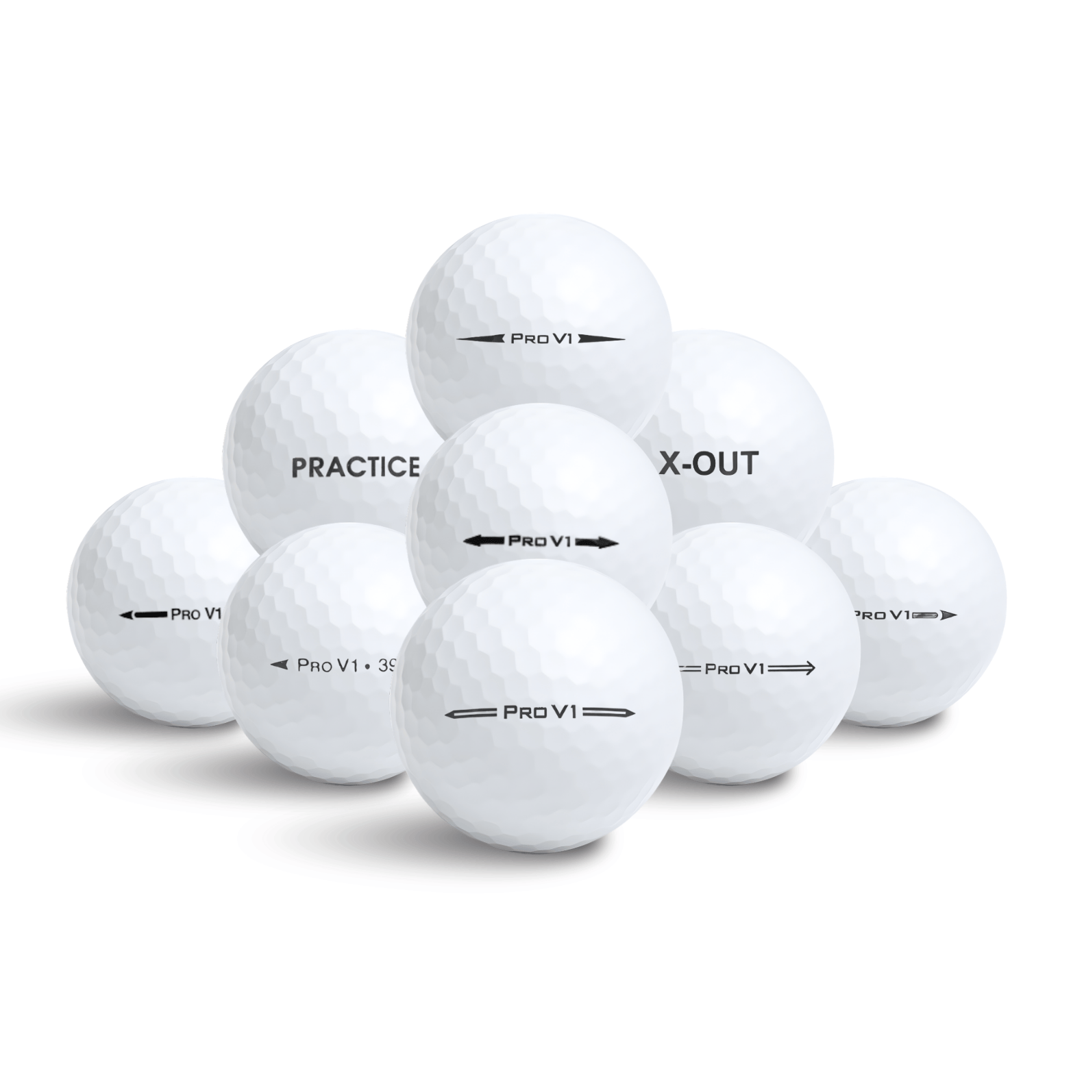 Titleist Pro V1 Övningsbollar 50-Pack