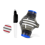 Ett alignment tool pro från golf gear för att linjera på dina golfbollarhos pliktgolf.se