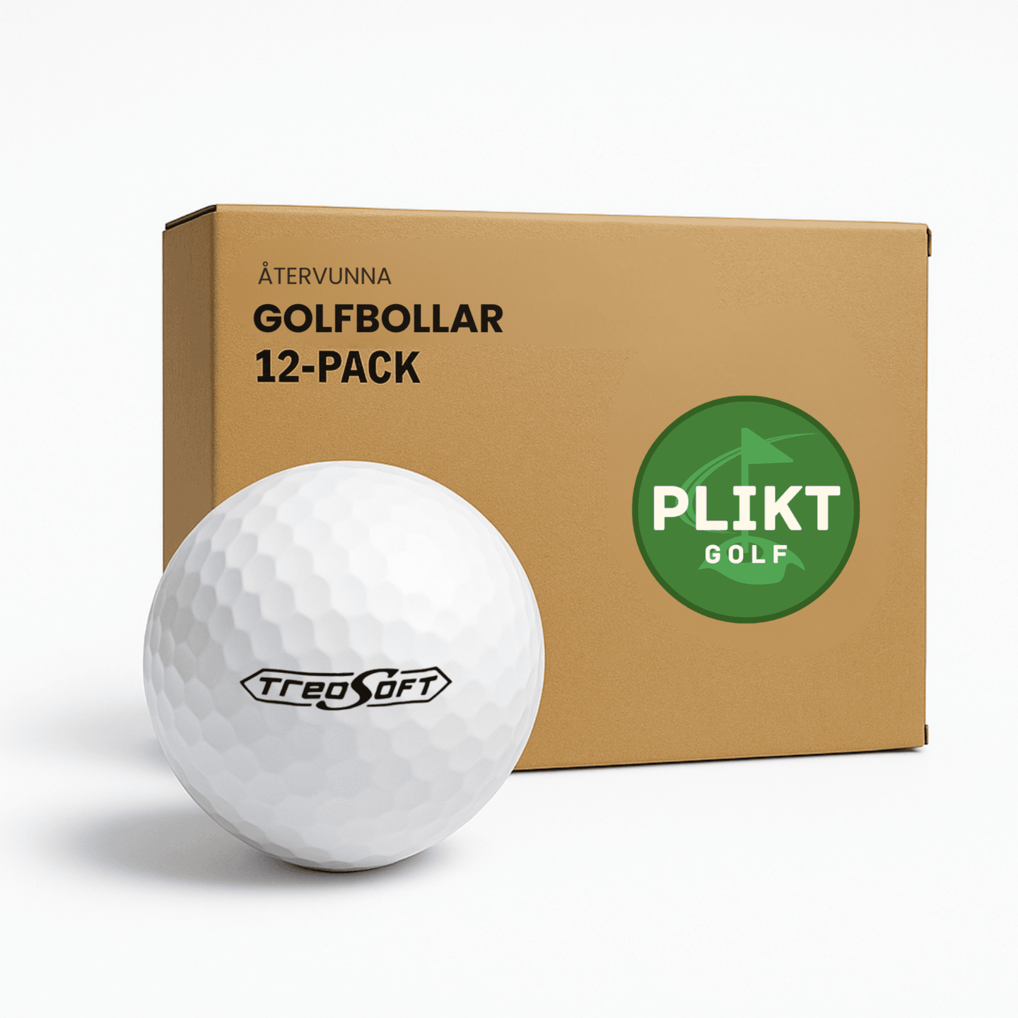 Bridgestone Treosoft golfbollar 12-pack i förpackning