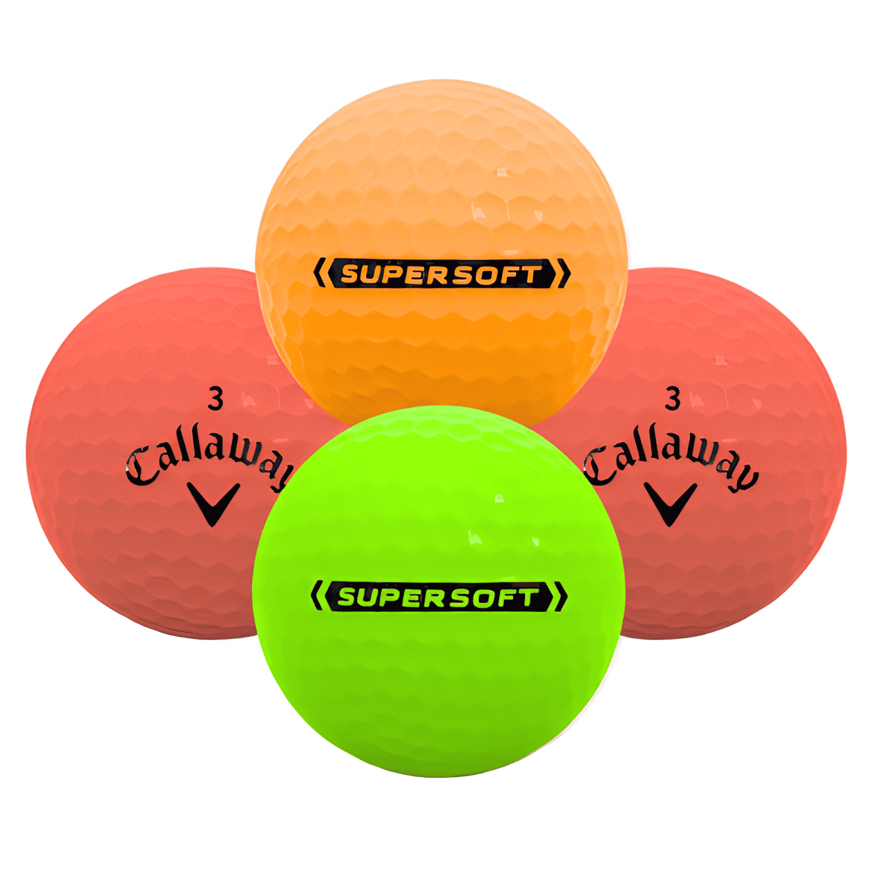 Callaway Supersoft golfbollar i olika färger
