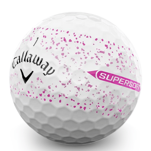 Callaway Supersoft Splatter Rosa 3-Pack