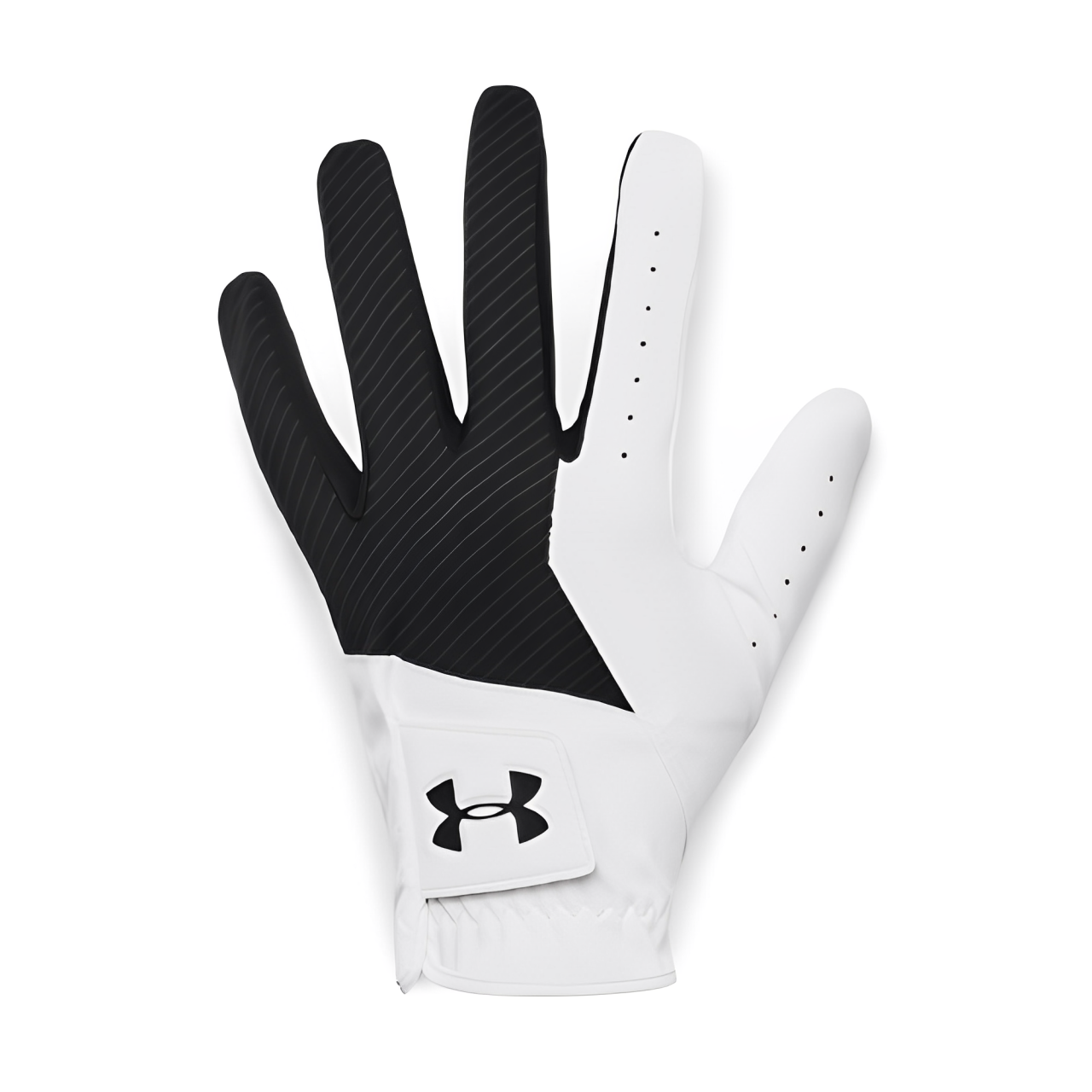 Medal golfhandske från under armour i en härlig blandning mellan svart och vitt i färg hos pliktgolf.se
