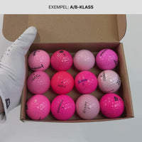 Ett exempel på hur våra Rosa Golfbollar kan se ut i A/B-Klass.