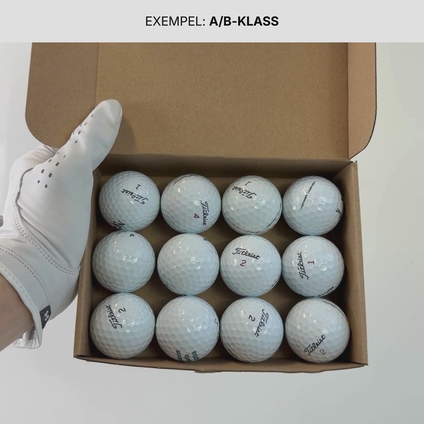 En kort video som visar ett exempel på hur våran Titleist Nxt Tour/S i A/B-Klass kan se 