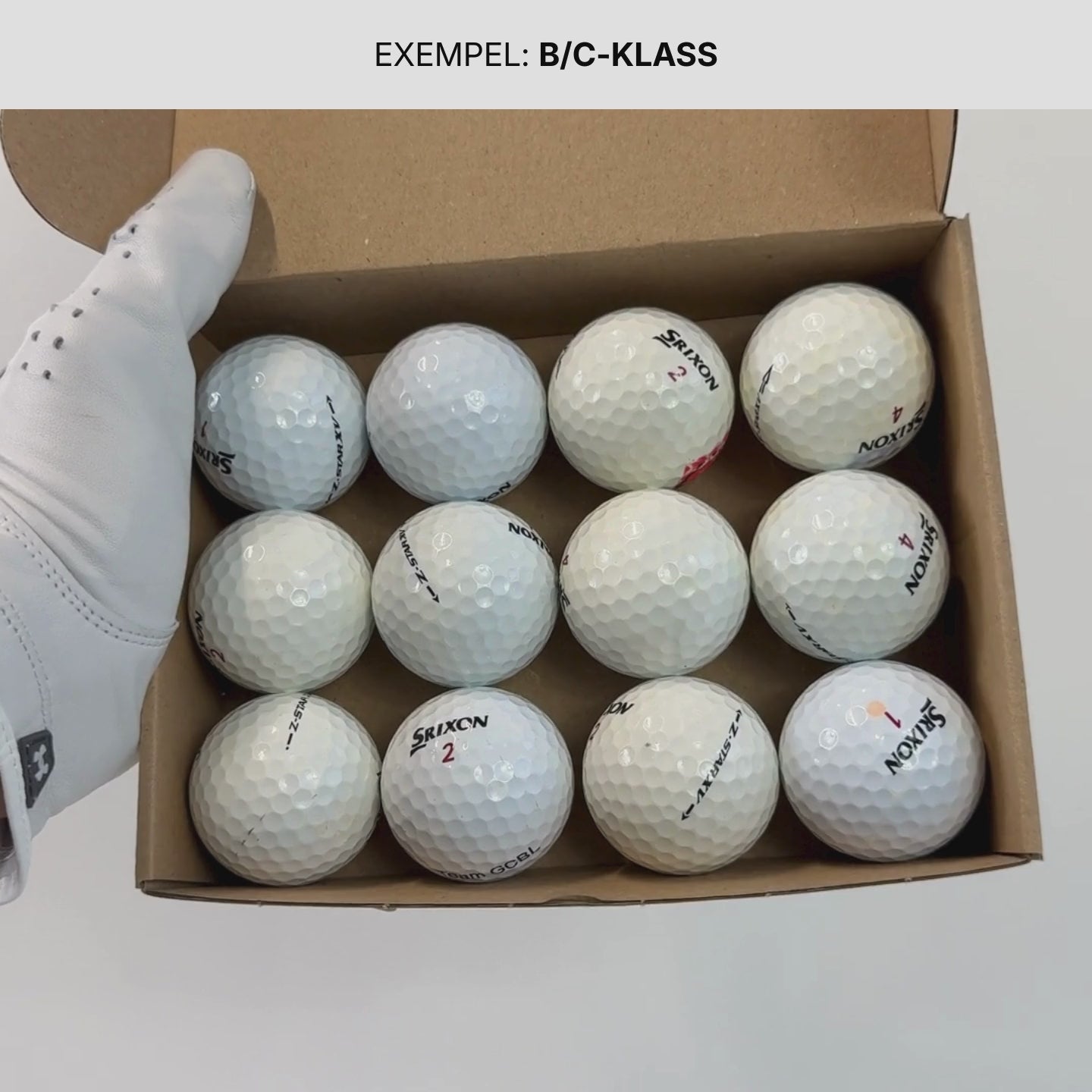 Ett exempel på hur våran Srixon Z-Star XV kan se ut i B/C-Klass.