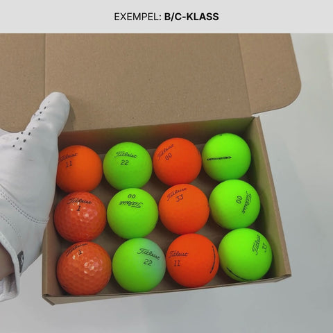 En kort video som visar ett exempel på hur våran Titleist Velocity Färgade i B/C-Klass kan se ut.