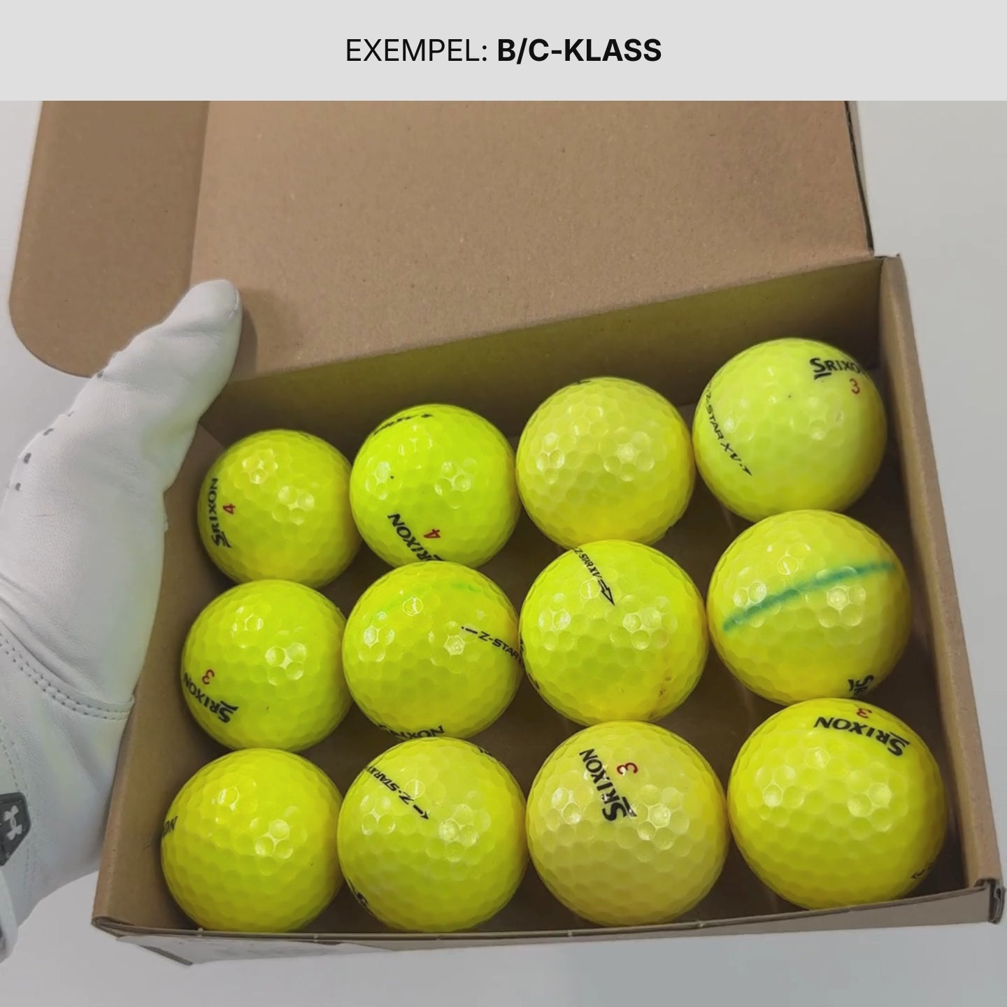 Ett exempel på hur våran Srixon Z-Star XV kan se ut i B/C-Klass.