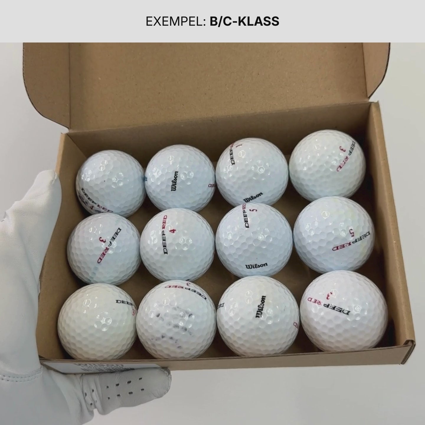 Ett exempel på hur våran Wilson Deep Red kan se ut i B/C-Klass.