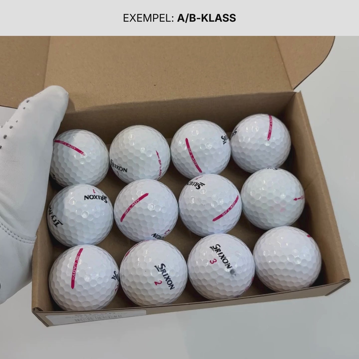 Ett exempel på hur våran Srixon Soft Feel Lady kan se ut i A/B-Klass.