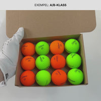 En kort video som visar ett exempel på hur våran Titleist Velocity Färgade i A/B-Klass kan se ut.