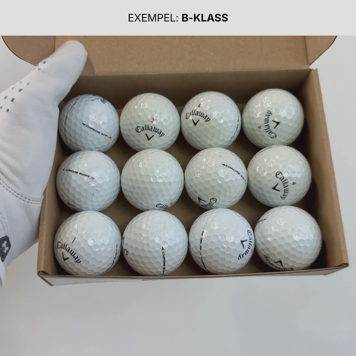 Ett video exmpel på hur vår Callaway Chrome Soft B-Klass kan se ut.