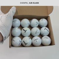 En kort video som visar ett exempel på hur våran Titleist Tour Soft i A/B-Klass kan se ut.