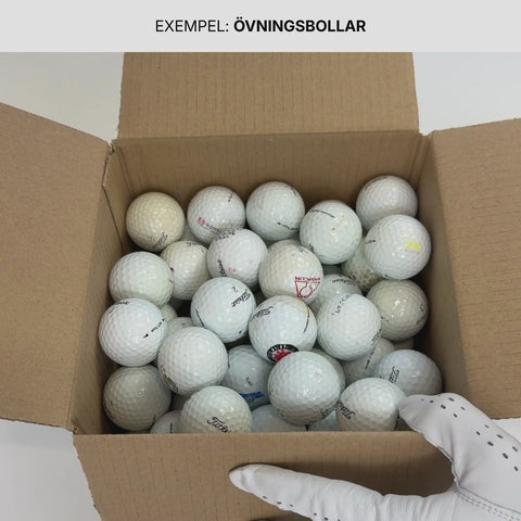 Ett video exempel på hur våran Titleist Övningsbollar kan se ut.