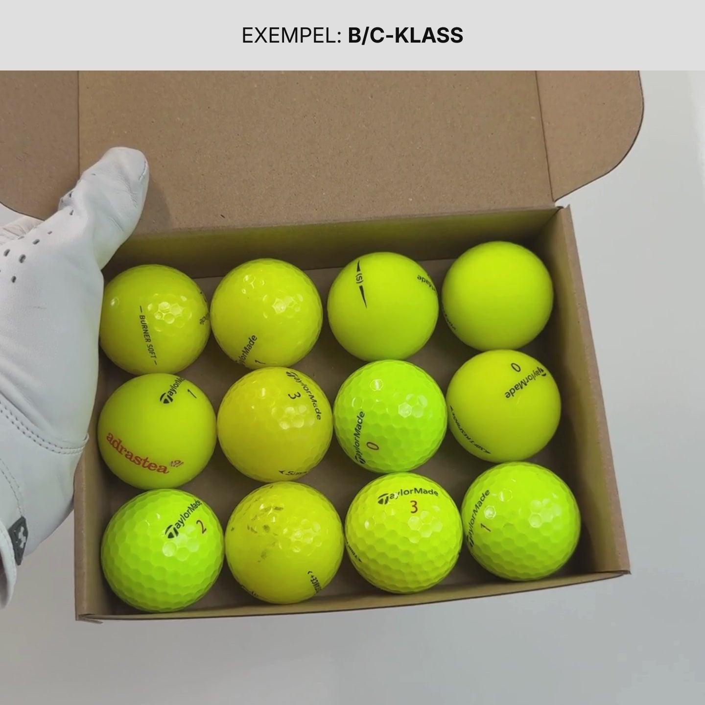 Ett exempel på hur våran Taylormade Mix Gul kan se ut i B/C-Klass.