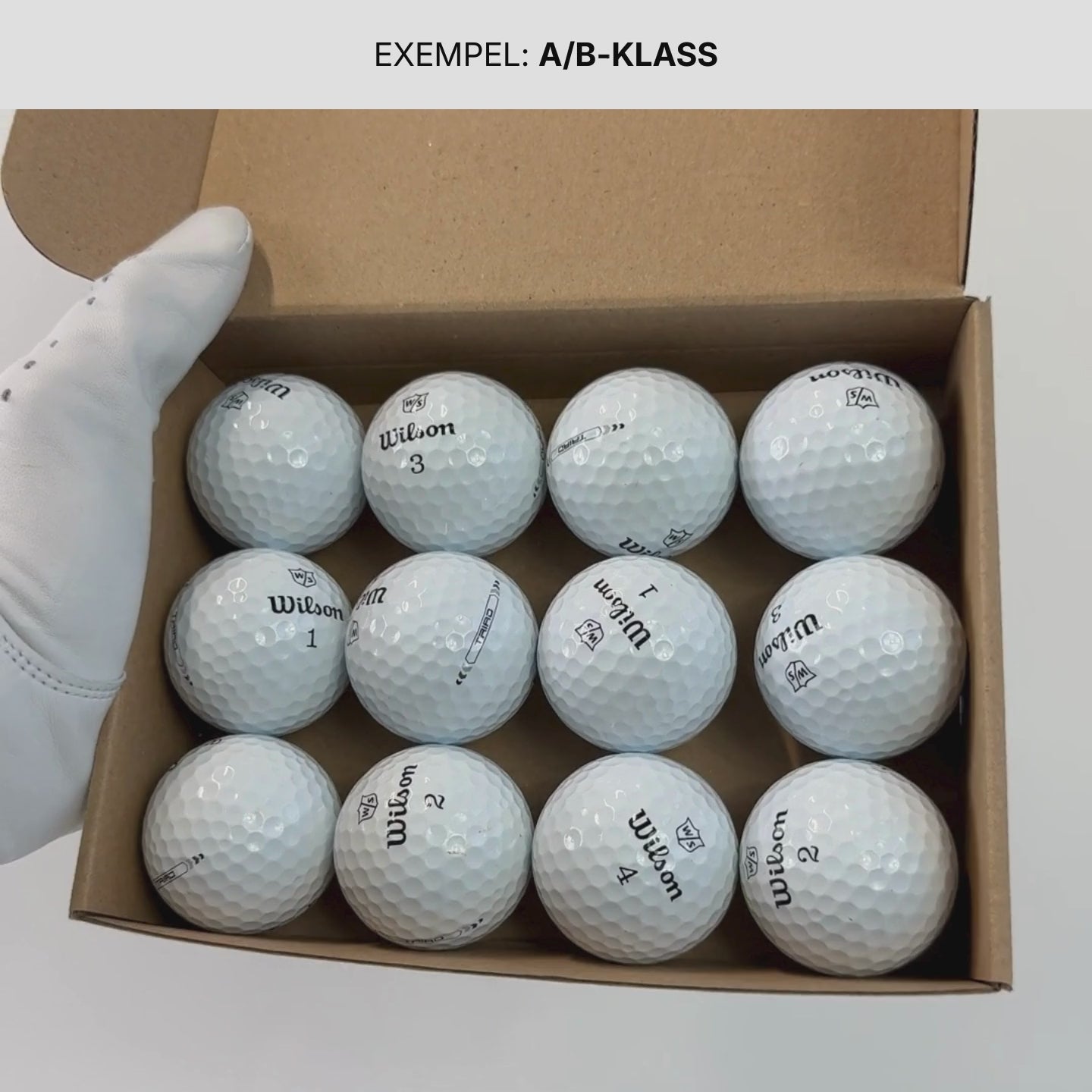 Ett exempel på hur våran Wilson Staff Triad kan se ut i A/B-Klass.