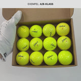 En kort video som visar ett exempel på hur våran Titleist Mix Gul i A/B-Klass kan se ut.