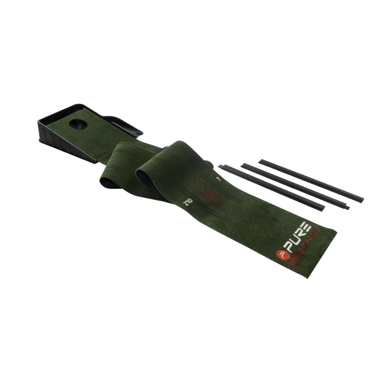 Puttmatta 2,37 x 0,3 m från Pure 2 Improve – kompakt puttingmatta för golfträning hos Plikt Golf