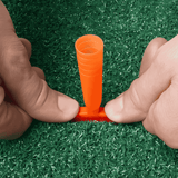Range Tee JoBeLi på driving range-matta – perfekt för golfträning året runt
