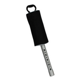 Närbild på shag bag aluminum med handtag
